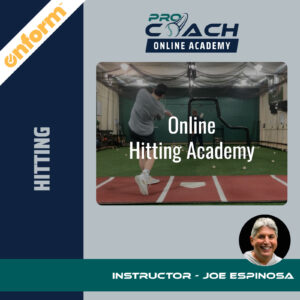 Pro Coach Baseball Online Hitting Academy by OnForm with Joe Espinosa
