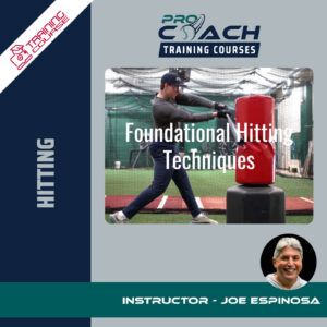 Pro Coach Baseball Foundational Hitting Techniques Training Course with Joe Espinosa