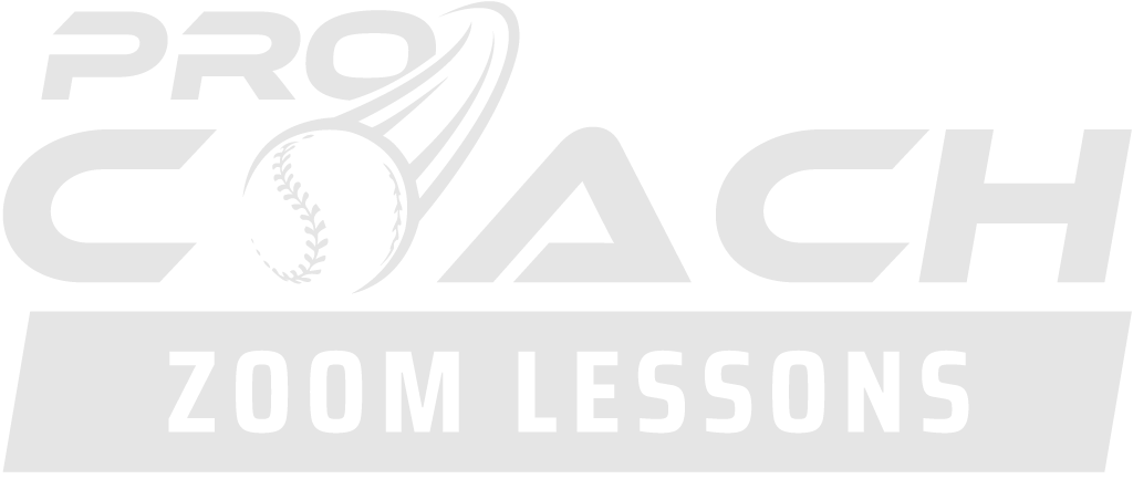 Pro Coach Baseball Zoom Lessons logo bw